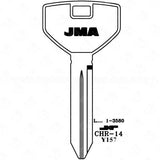 JMA Chrysler Dodge Jeep Metal Key Blank