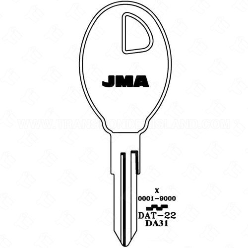 JMA Nissan Infiniti DA31/X210 Metal Key Blank