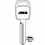 JMA GM Freightliner B88/P1108 Metal Key Blank