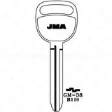 JMA Subaru B110 Metal Key Blank