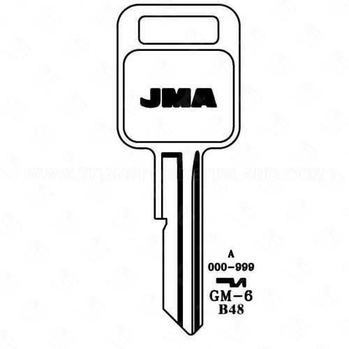 JMA GM B48 A Metal Key Blank