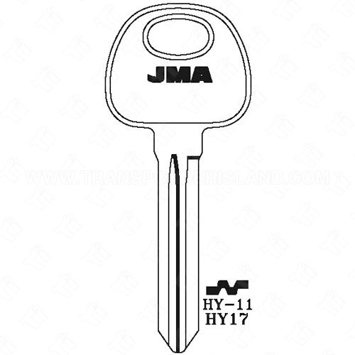 JMA Hyundai Kia HY17 Metal Key Blank
