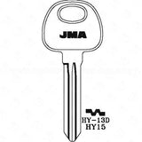 JMA Hyundai Kia HY15 Metal Key Blank