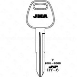 JMA Hyundai HY4/X161 Metal Key Blank