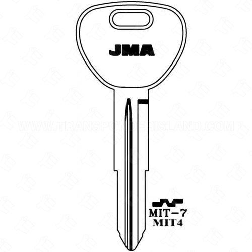 JMA Mitsubishi Chrysler Dodge Hino Trucks MIT4/X245 Metal Key Blank
