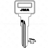 JMA Volvo X140/VL8 Metal Key Blank