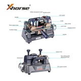 Xhorse - Dolphin XP-008 Key Cutting Machine for Special Bit, Double Bit Keys