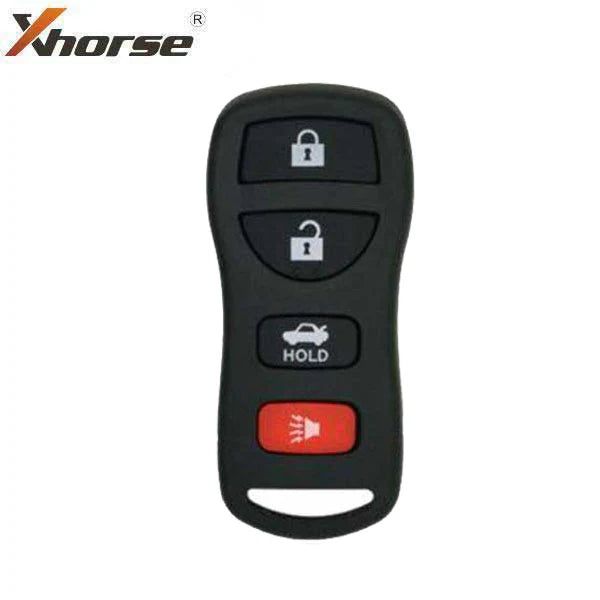 Xhorse - XKNI20EN / Nissan Style / 4-Button Universal Remote for VVDI Key Tool / Wireless