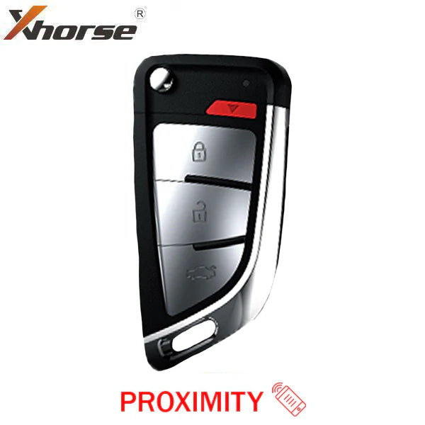 Xhorse - XSKFF0EN / Knife Style 4 Button Universal Remote Flip Smart Key for VVDI Key Tool