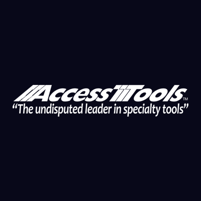 Access tools logo on a black background