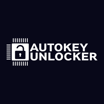 Logo of AutoKey Unlocker on a black background