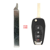 Chevrolet Remote Flip Key Blade HU100 8-Cut / AFTERMARKET