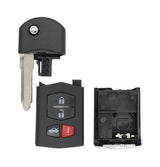 2006-2008 Mazda 6 / Flip Remote Key Head and SHELL / PN: KPU41788 (NON-TRANSPONDER) AFTERMARKET