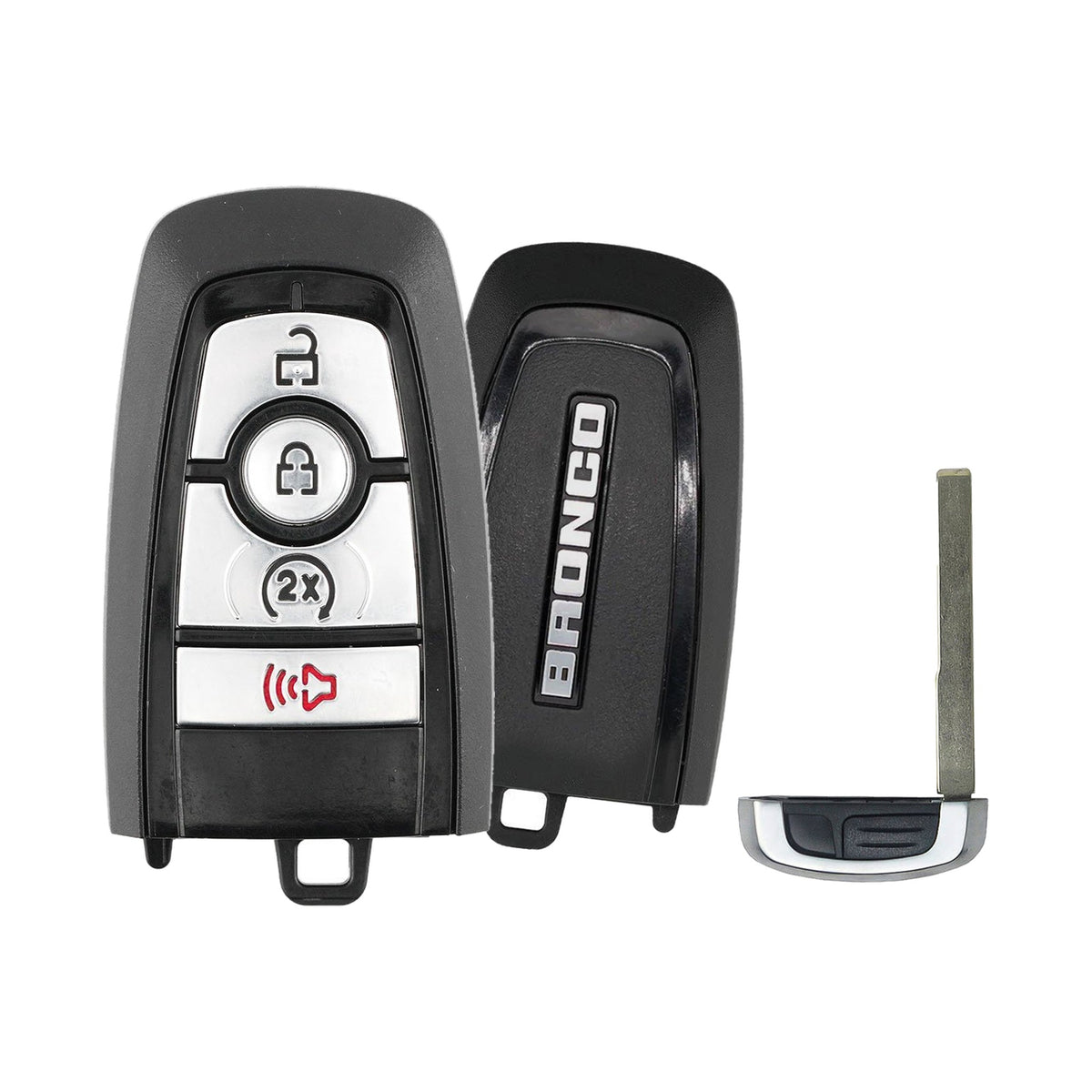 2017-2026 Ford Bronco 4-Button Smart Key 164-R8297 - Bronco Logo
