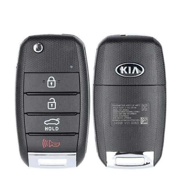 2016-2020 Kia Optima / 4-Button Flip Key / PN: 95430-D4000 / SY5JFRGE04 / Transponder 4D60 / OEM