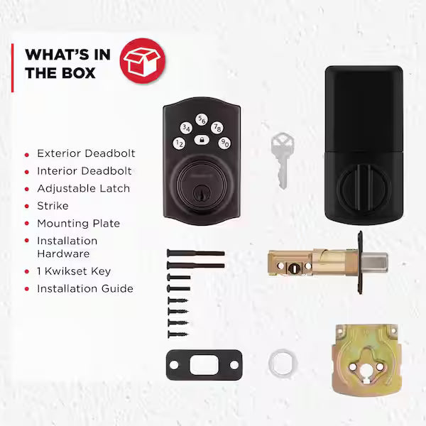 Kwikset Power bolt 240 Keypad Electronic Deadbolt Door Lock