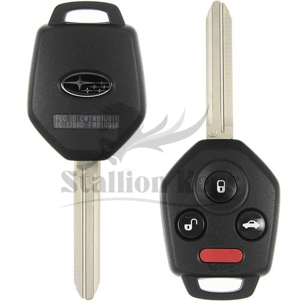 2012-2019 Subaru / 4B Remote Head Key / PN: 57497-AL00A / CWTWB1U811 / B110 / G Chip 80 Bit / OEM REFURB