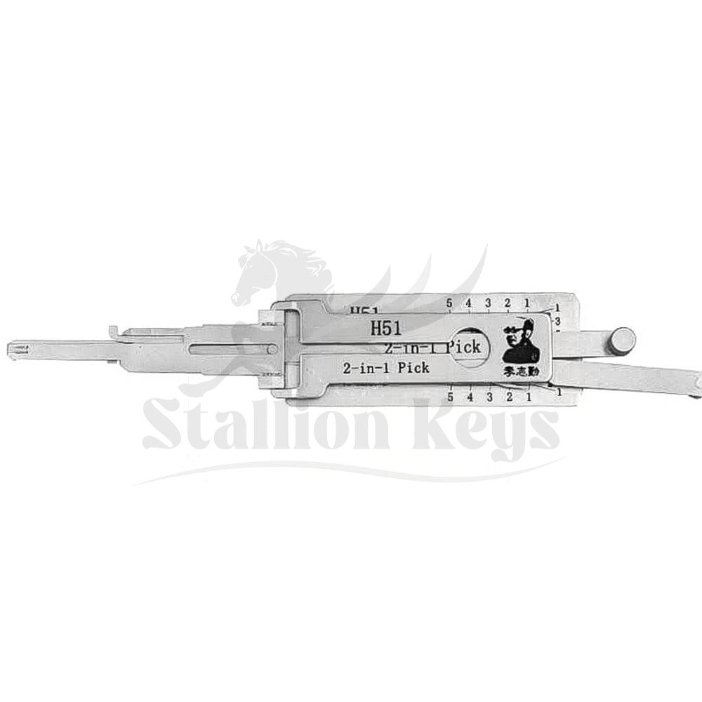 ORIGINAL LISHI - H51 FO6 Ford 1990 / 5 Cut / 2-in-1 Pick & Decoder / AG