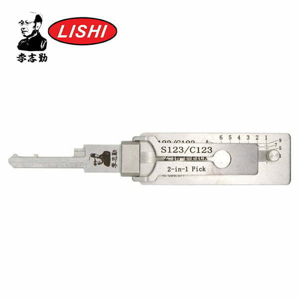 Original Lishi - Schlage C123 S123 / 2-in-1 Residential Pick & Decoder / AG
