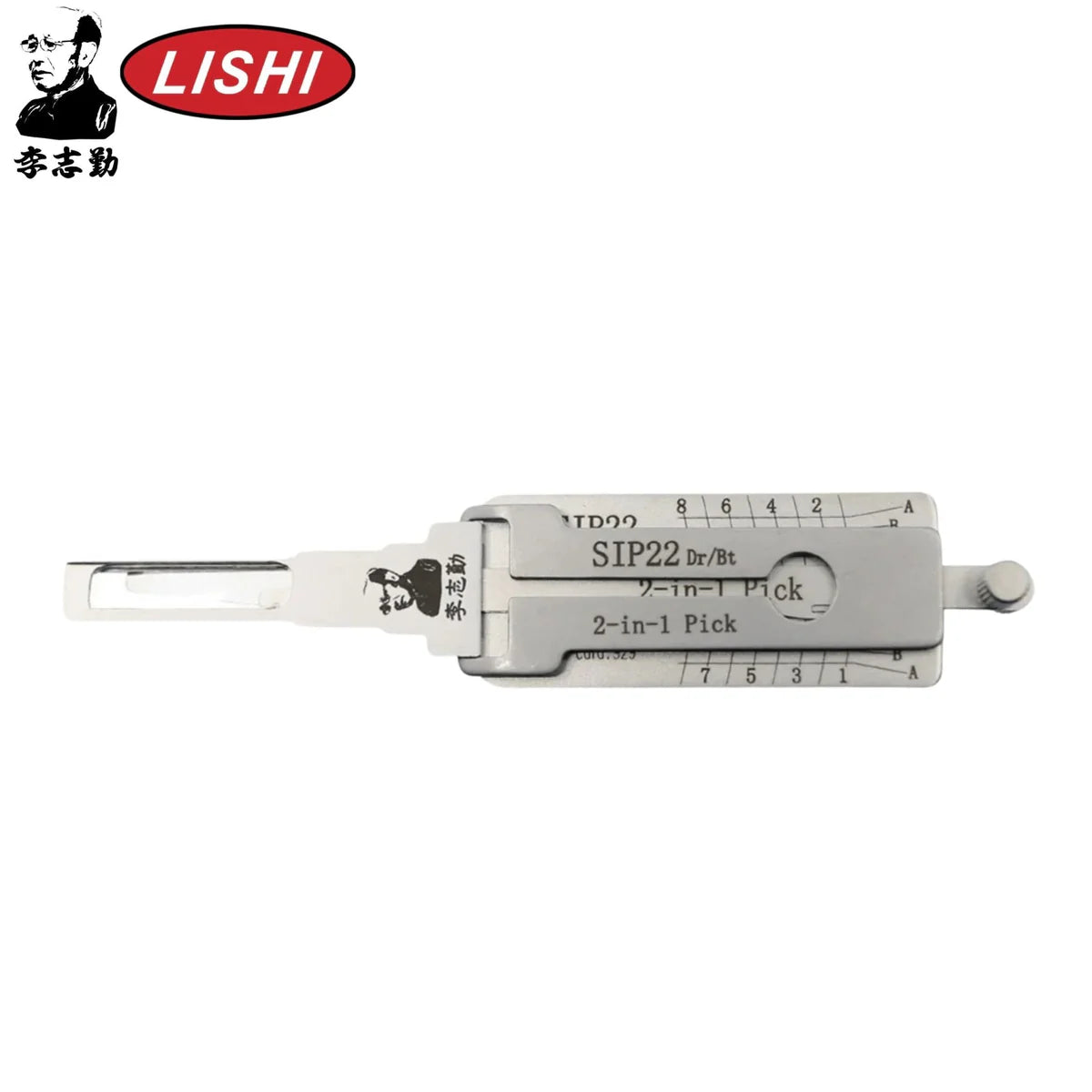 ORIGINAL LISHI - SIP22 Fiat Ram Jeep / 2-in-1 Pick & Decoder / Twin Lifter / AG