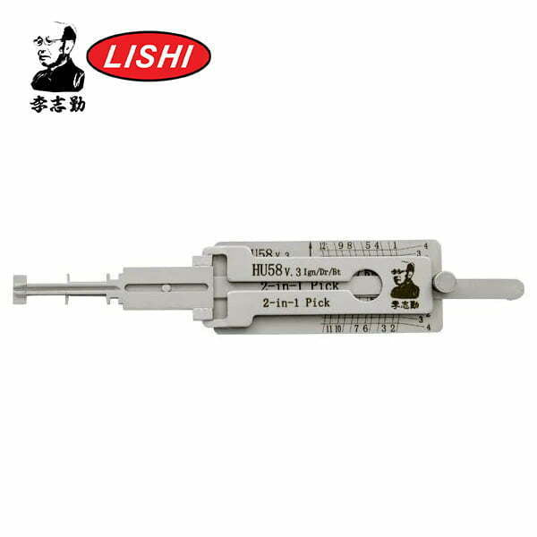 ORIGINAL LISHI - HU58 BMW / 2-in-1 Pick & Decoder / Twin Lifter / AG