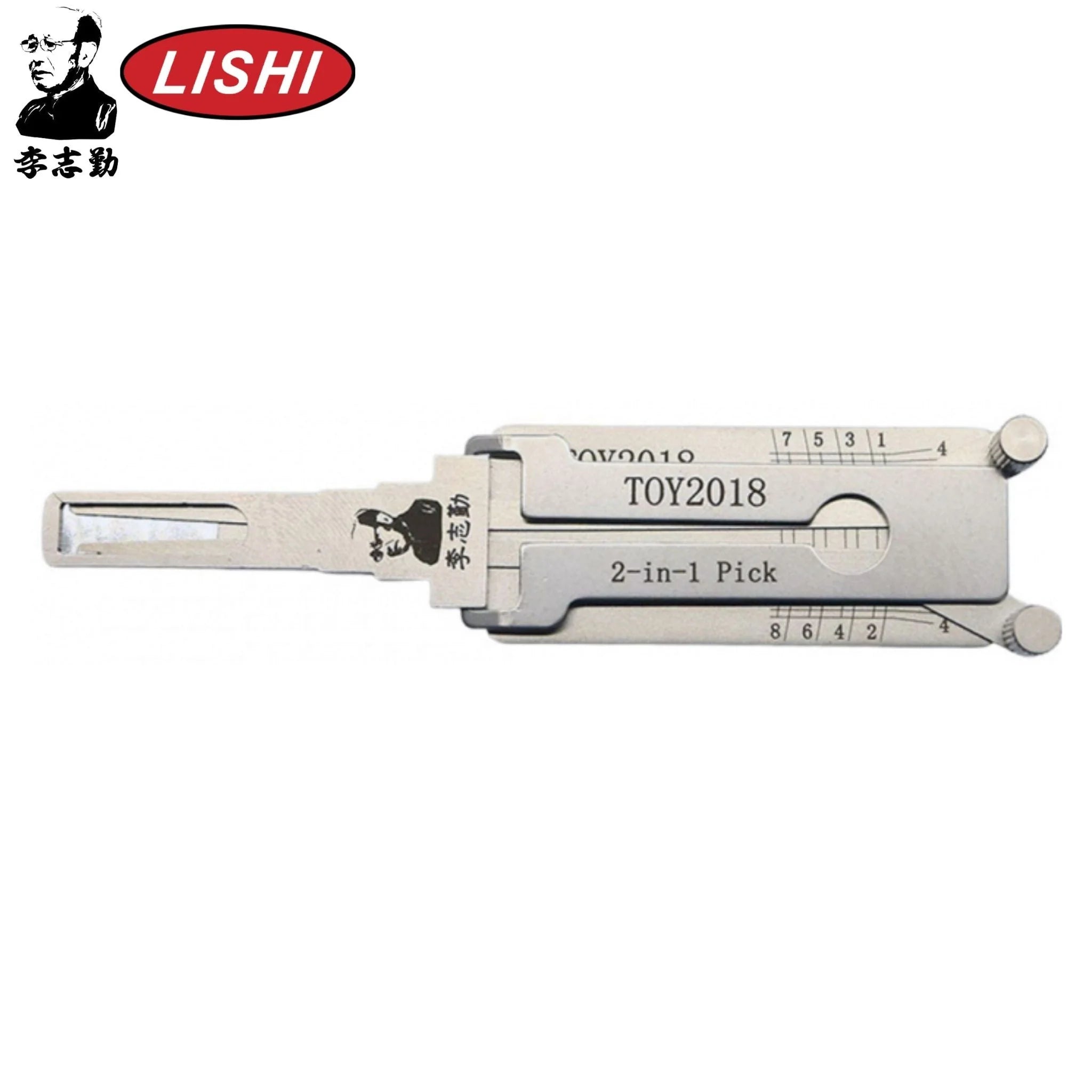 ORIGINAL LISHI - TOY2018 Toyota / 2-in-1 Pick & Decoder / DR & BT / AG