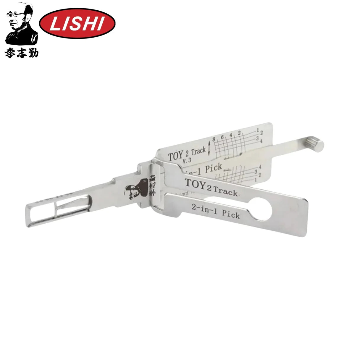 ORIGINAL LISHI - TOY2T 80K Lexus and Toyota / 2-In-1 Pick & Decoder / 8-Cut / 2-Track / AG / V4