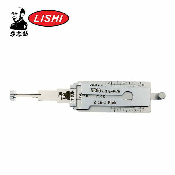ORIGINAL LISHI - NE66 Volvo / 4-Track / 2-in-1 Pick & Decoder / AG