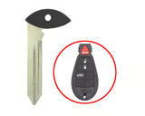 Chrysler Dodge Jeep Fobik Remote Emergency Key Blade CY24