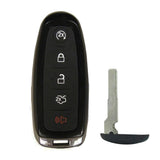 2013-2020 Ford / Lincoln / 5 Button Smart Key / 4D63 / PN: 5923790 / FCC ID: M3N-5WY8609 / HU101 / Concave Position / AFTERMARKET