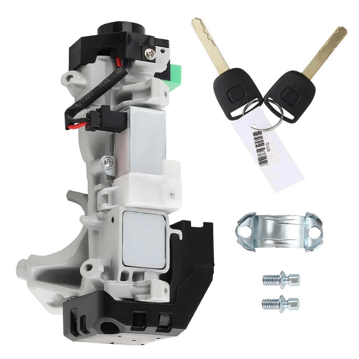 Honda Accord CR-V Civic Odyssey Ignition Switch Cylinder Lock Trans+2 Key Shells and Chip ID46 | Aftermarket