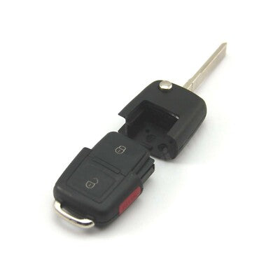 Volkswagen Golf / Passat / Polo / Beetle / Jetta / Remote Flip KEY SHELL Case 3 Buttons / AFTERMARKET