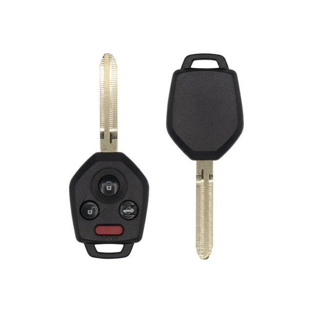 2018-2024 Subaru 4-Button Remote Head Key CWTB1G077 H Chip - Aftermarket, front and back