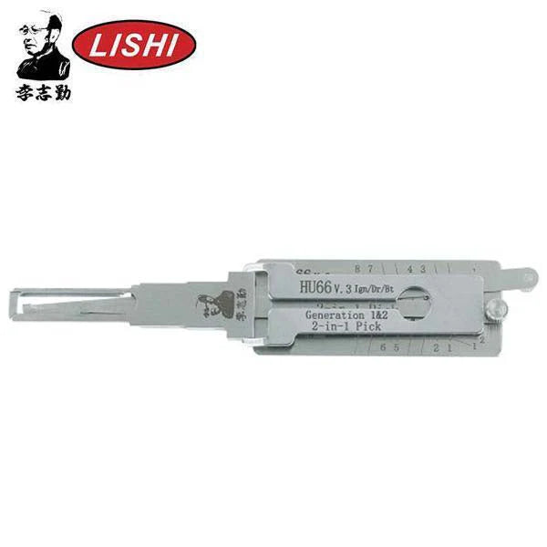 ORIGINAL LISHI - HU66 VW Audi Porsche / 2-in-1 Pick & Decoder / Twin Lifter / AG