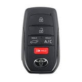 2023-2025 Toyota bZ4X / 5-Button Smart Key / PN: 8990H-42520 / HYQ14FBX / 8A CHIP / OEM NEW