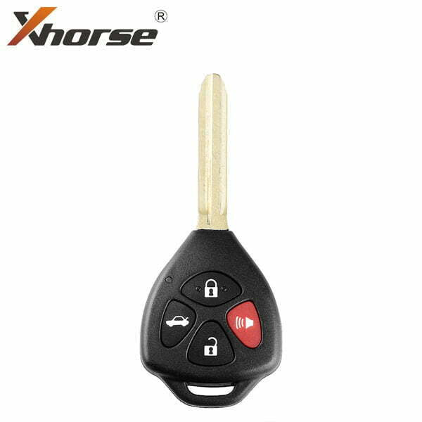 Xhorse - XKTO22EN / VVDI Key Tool VVDI2 Wire Remote Key 3+1 Button Toyota Style 2nd Gen